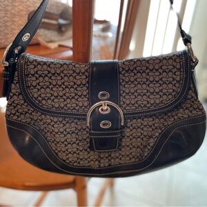 Authentic coach bag small mark on back good condition